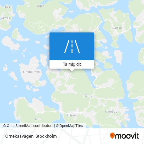 Örnekasvägen karta