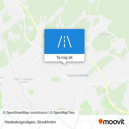 Hedeskogsvägen karta