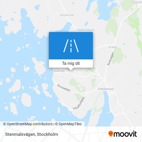 Stenmalsvägen karta