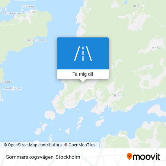 Sommarskogsvägen karta