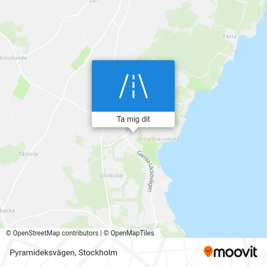 Pyramideksvägen karta