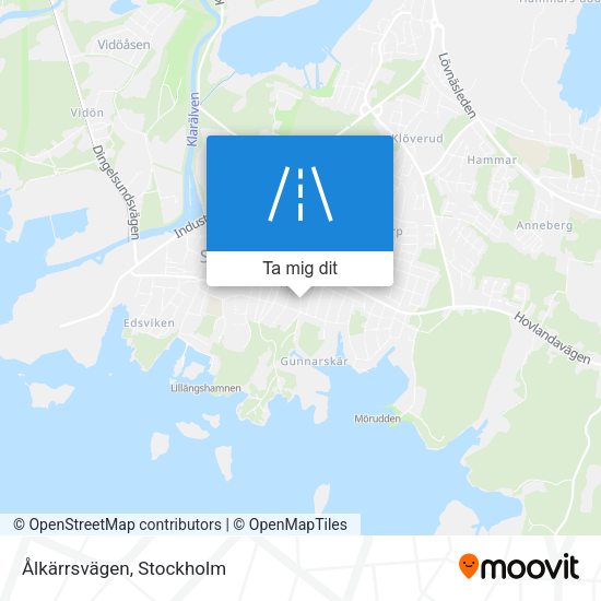 Ålkärrsvägen karta