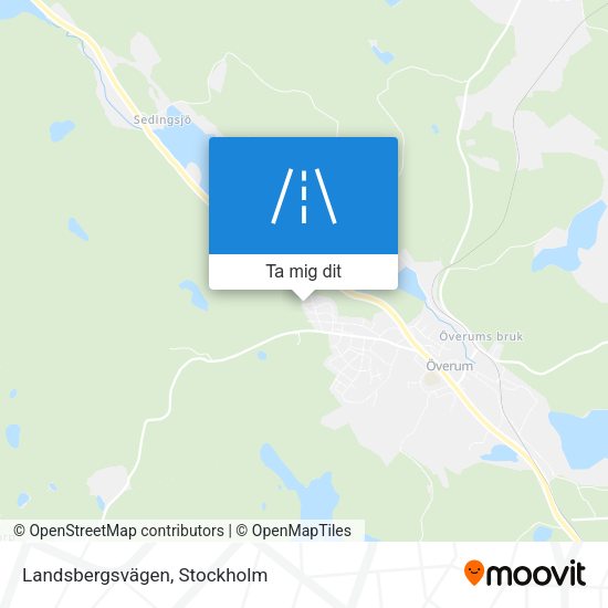 Landsbergsvägen karta