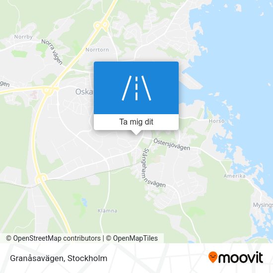 Granåsavägen karta