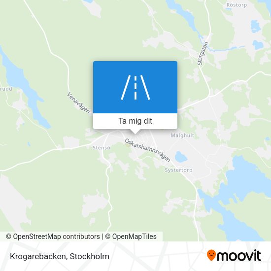 Krogarebacken karta