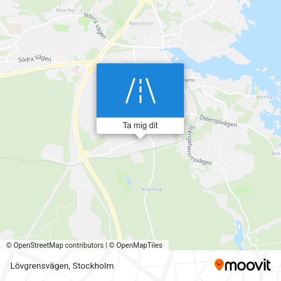 Lövgrensvägen karta