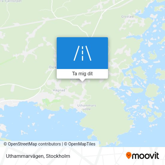 Uthammarvägen karta