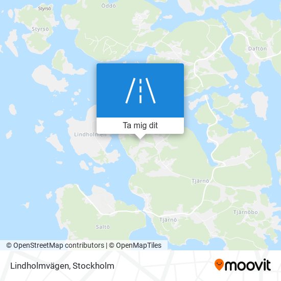 Lindholmvägen karta