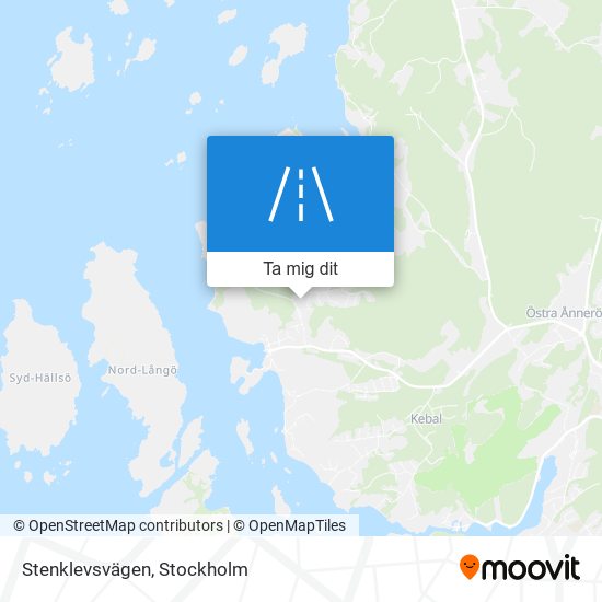 Stenklevsvägen karta