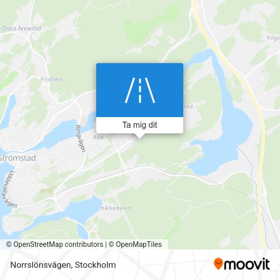Norrslönsvägen karta