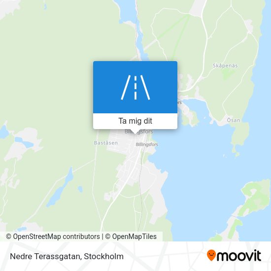 Nedre Terassgatan karta