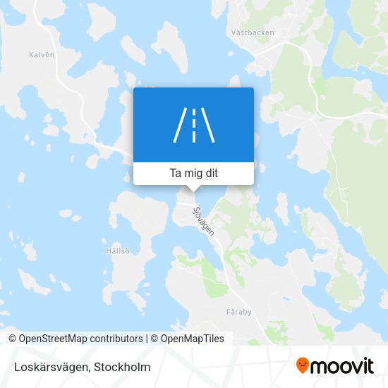 Loskärsvägen karta