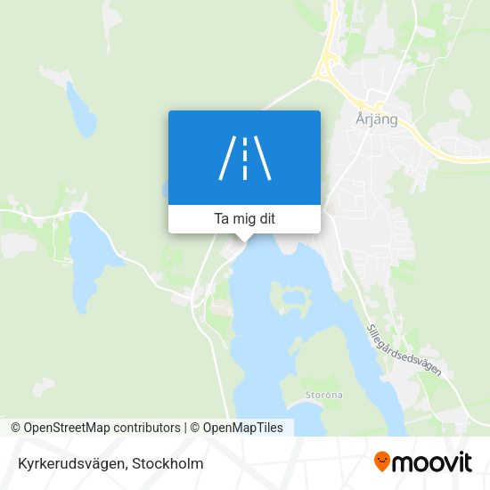 Kyrkerudsvägen karta