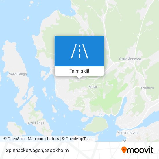 Spinnackervägen karta