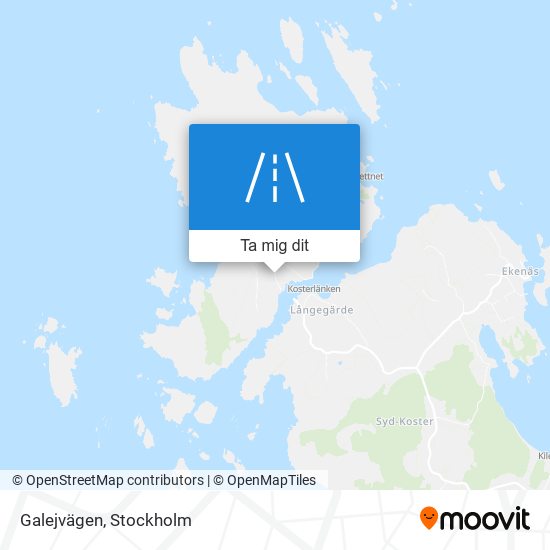 Galejvägen karta