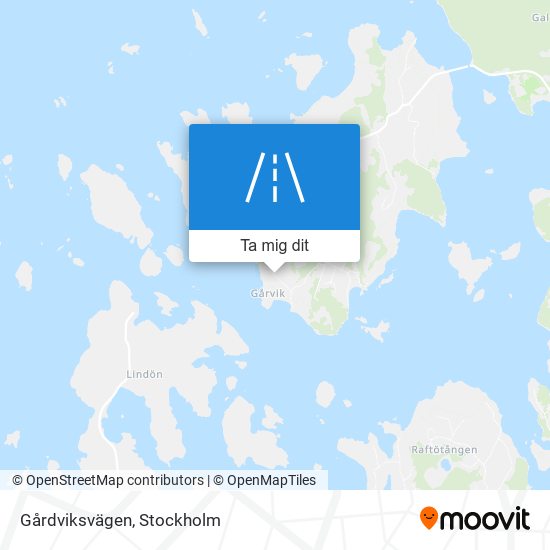 Gårdviksvägen karta