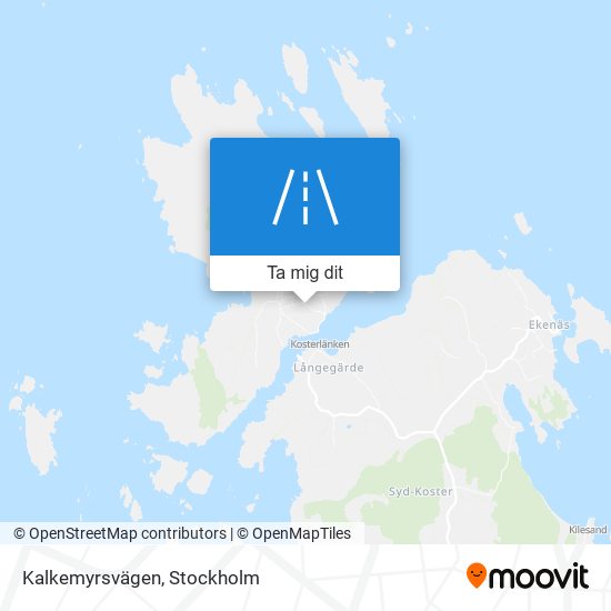 Kalkemyrsvägen karta