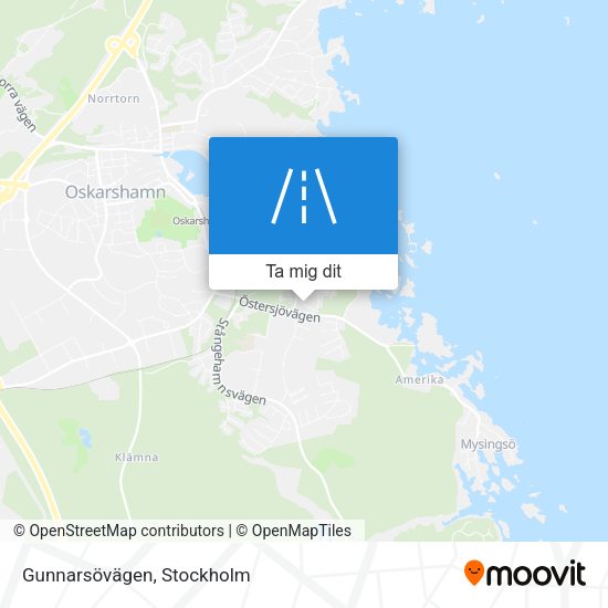 Gunnarsövägen karta