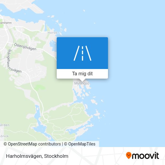 Harholmsvägen karta