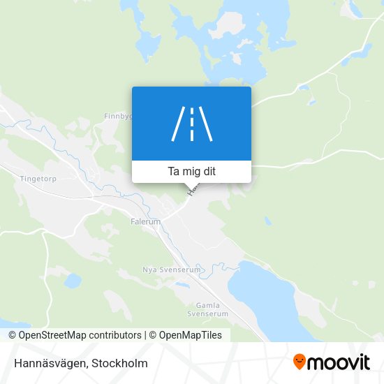 Hannäsvägen karta