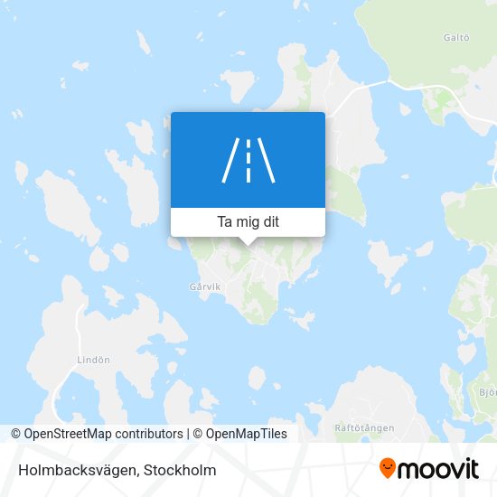 Holmbacksvägen karta