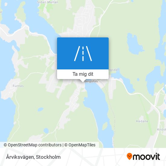 Årviksvägen karta