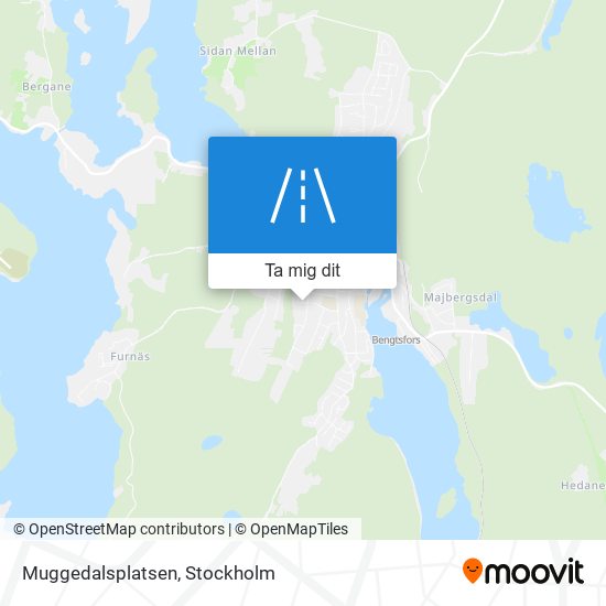 Muggedalsplatsen karta