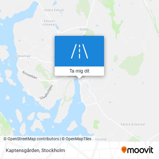 Kaptensgården karta