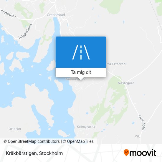 Kråkbärstigen karta
