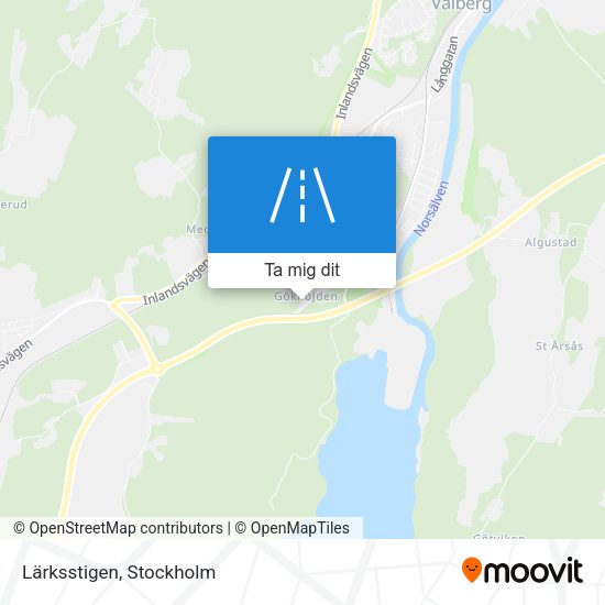 Lärksstigen karta
