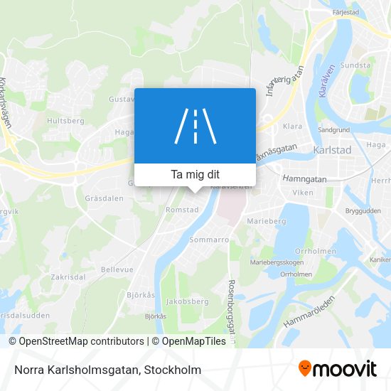 Norra Karlsholmsgatan karta