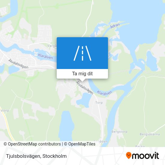 Tjulsbolsvägen karta