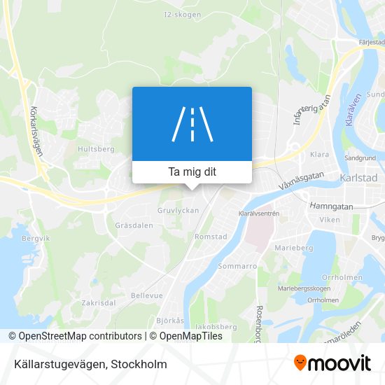 Källarstugevägen karta