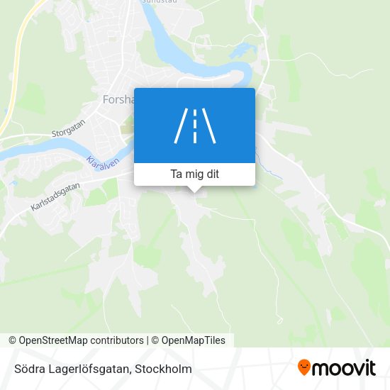 Södra Lagerlöfsgatan karta