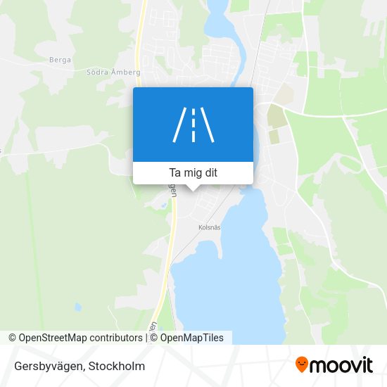 Gersbyvägen karta