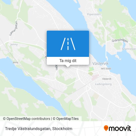 Tredje Västralundsgatan karta