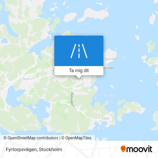 Fyrtorpsvägen karta