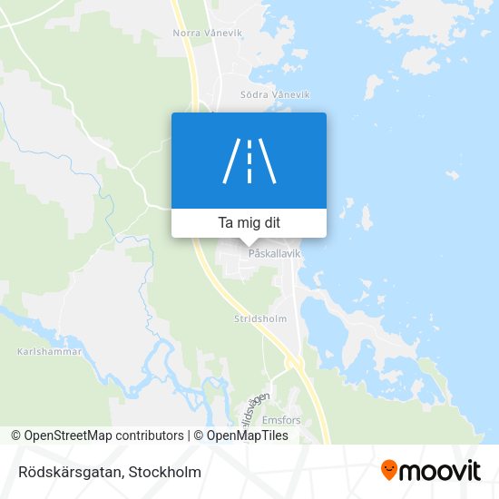 Rödskärsgatan karta