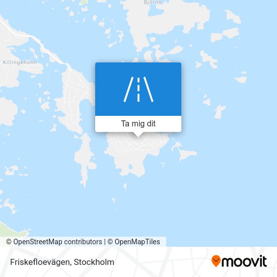 Friskefloevägen karta