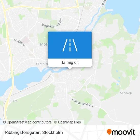 Ribbingsforsgatan karta