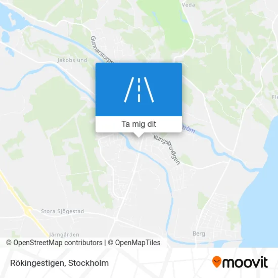 Rökingestigen karta