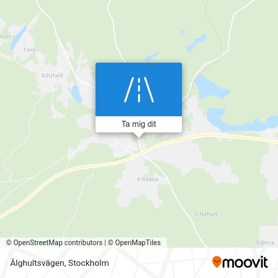 Älghultsvägen karta
