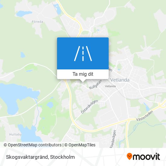 Skogsvaktargränd karta