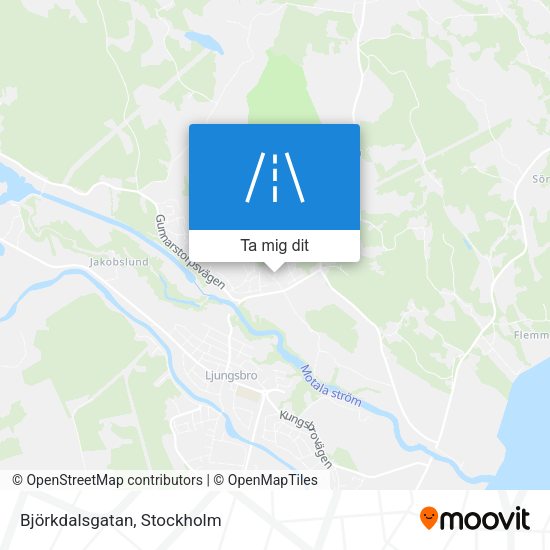 Björkdalsgatan karta
