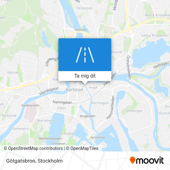 Götgatsbron karta