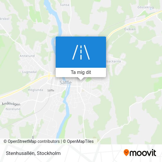 Stenhusallén karta