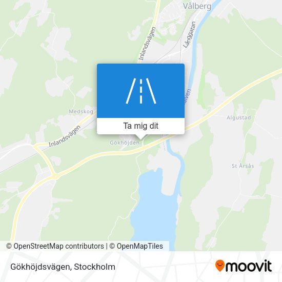 Gökhöjdsvägen karta