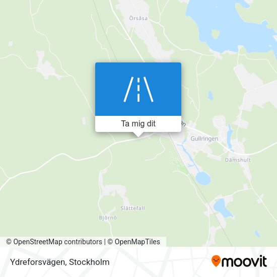 Ydreforsvägen karta