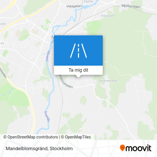 Mandelblomsgränd karta