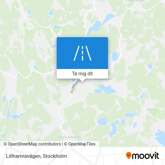 Lillhamravägen karta
